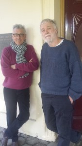 Garry (right) and Stuart at the NSW Writers Centre, Sydney